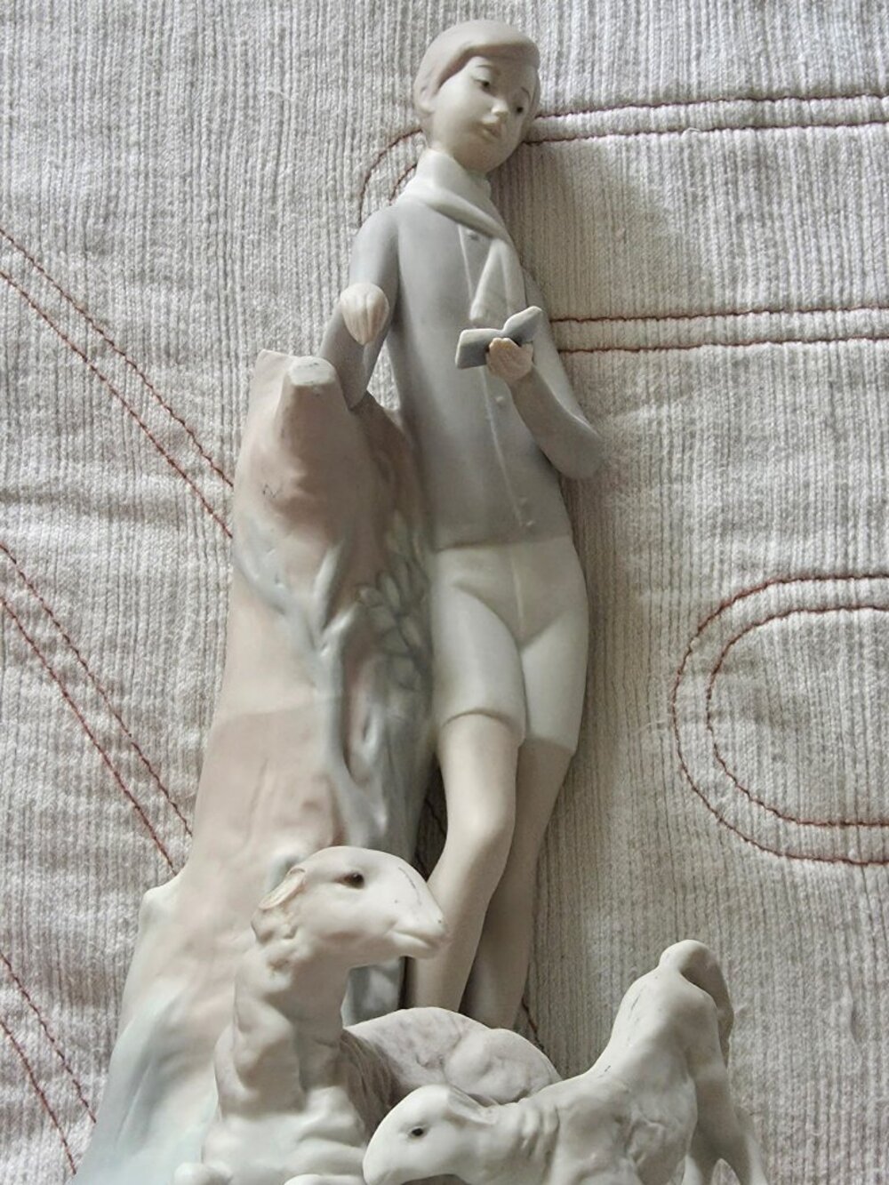 Beautiful genuine Lladró porcelain figurine, “Boy with Lambs,” model #4509